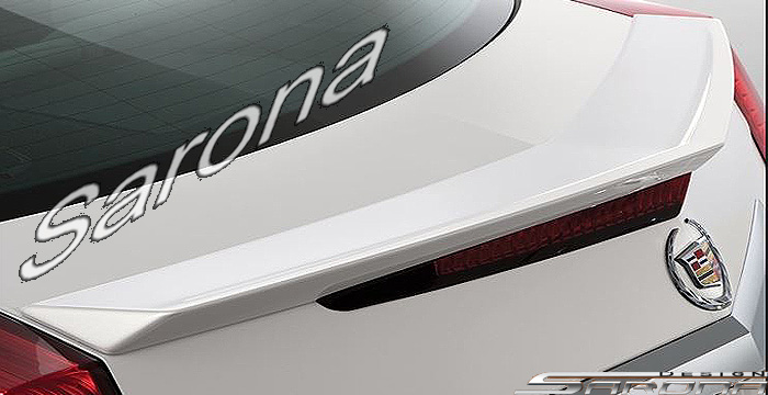 Custom Cadillac CTS  Coupe Trunk Wing (2011 - 2014) - $189.00 (Part #CD-017-TW)